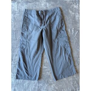Carhartt Force Gray Ripstop Cargo Scrub Pants Drawstring C54108T Mens XL 36x23